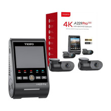 Viofo 4K front + 2K rear + 1080P interior dash camera Viofo 4K front + 2K rear + 1080P interior dash camera