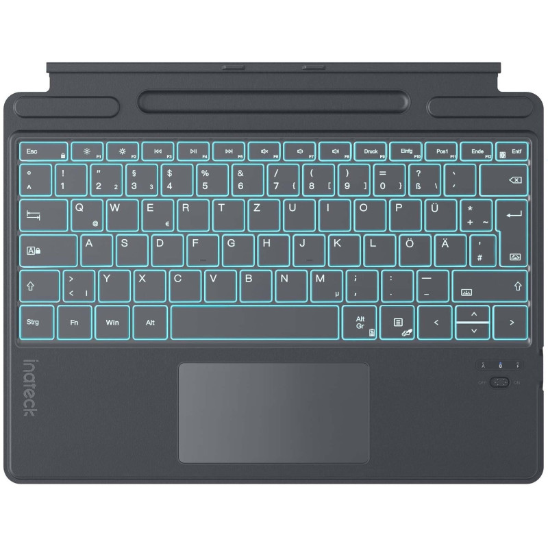 inateck Keyboard Surface gray Surface Pro 8-11 Com. QWERTZ
