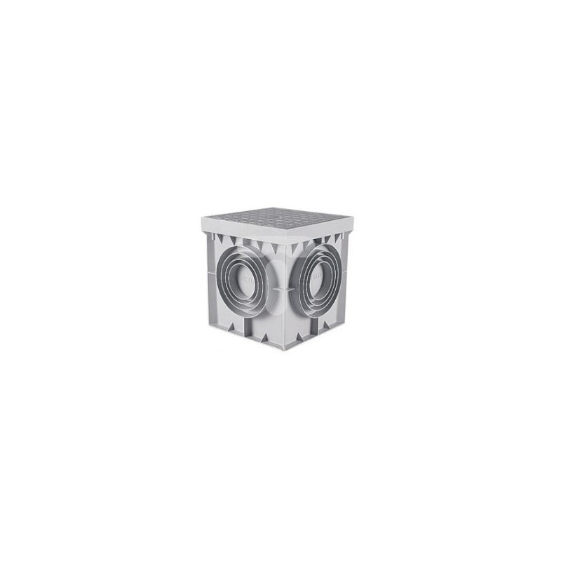 Inspection box 200x200 (gray, PCC20)
