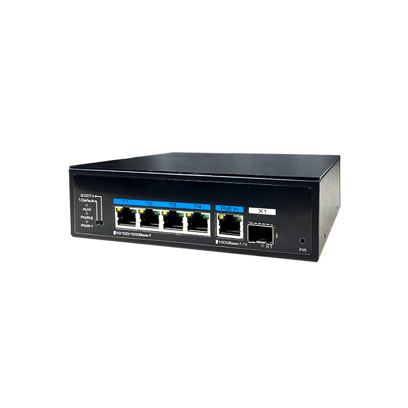 6-port, 4-PoE switch UTEPO UTP6306TS-PSD-PDD