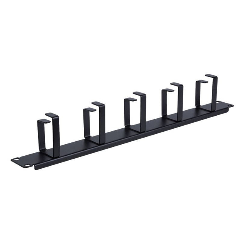 19" cable management panel LK-CM-0042 (1U, 5 rings)