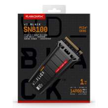 SSD, SANDISK, 2400xTBW rating, NVMe Yes, PCI Express 5.0, M.2, 1000 GB, WDS100T1XHM-00CMT0