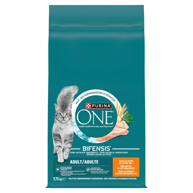 PURINA One Adult Chicken - sausas kačių ėdalas - 9,75 kg