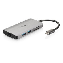 D-Link 8 in 1 USB-C Hub with HDMI / Ethernet / Card Reader / Power Deliver D-Link 8 in 1 USB-C Hub with HDMI / Ethernet / Card Reader / Power Deliver