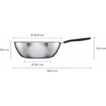 Fiskars FF Wok keptuvė 28 cm 1072313 Fiskars FF Wok keptuvė 28 cm 1072313