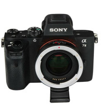 Adapteris - Viltrox EF-E II Greičio didintojas (Canon EF į Sony E-mount, pagerina prastą apšvietimą)