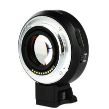 Adapteris - Viltrox EF-E II Greičio didintojas (Canon EF į Sony E-mount, pagerina prastą apšvietimą)