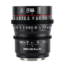 Kameros objektyvas - Meike MK 18mm T2.1 PL jungties S35 kino objektyvas Kameros objektyvas - Meike MK 18mm T2.1 PL jungties S35 kino objektyvas