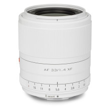 Fotoaparato objektyvas - Viltrox FX 33 mm F1.4 AF Fuji X jungtis balta