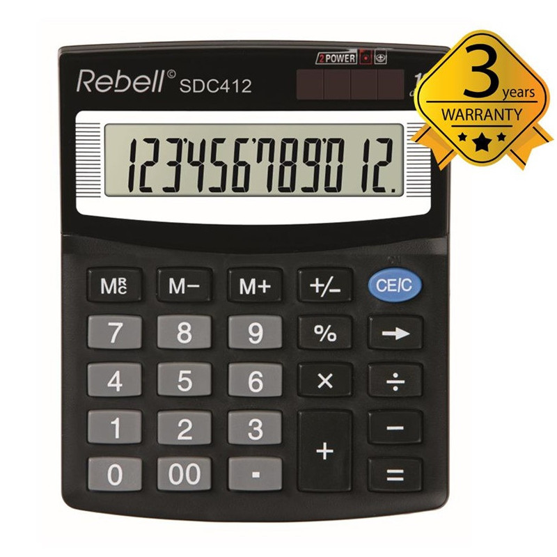 Calculator Rebell, black