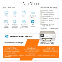 HP ENVY Inspire 7220e Multifunktionsdrucker Scanner Kopierer WLAN Instant Ink HP ENVY Inspire 7220e Multifunktionsdrucker Scanner Kopierer WLAN Instant Ink