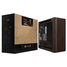 ASUS ProArt PA602 Wood Edition Retro Brown - Tempered Glass Panel Midi Tower ASUS ProArt PA602 Wood Edition Retro Brown - Tempered Glass Panel Midi Tower