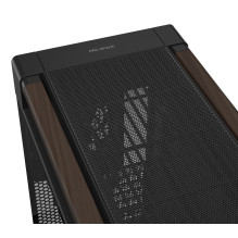 ASUS ProArt PA602 Wood Edition Modern Black - Tempered Glass Panel Midi Tower Black, Wood