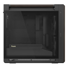 ASUS ProArt PA602 Wood Edition Modern Black - Tempered Glass Panel Midi Tower Black, Wood
