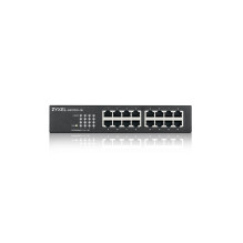 Jungiklis - ZyXEL GS1100-16-EU0104F 16 prievadų 10 / 100 / 1000 Mbps 32 Gbit / s 9000 baitų "Jumbo Frames"