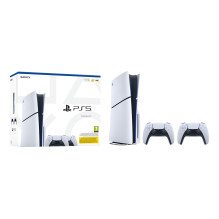 Žaidimų konsolė - Sony PS5 1 TB DualSense balta, juoda