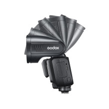 Fotoaparato blykstė - Godox Speedlite V100 OM System / Panasonic 100 Ws LED 1,7 s įkrovimo laikas