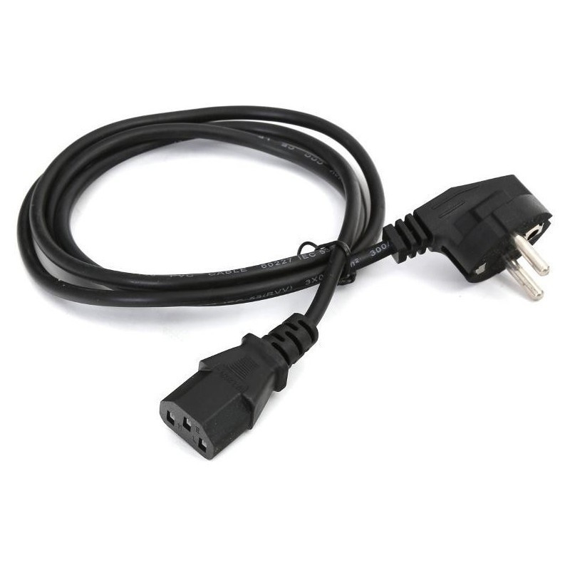 Power Cable IEC C13 - EU 3PIN 1,5M