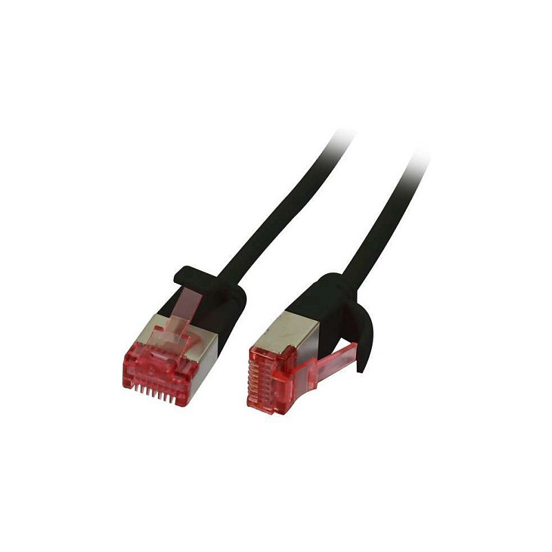 „Synergy21“ jungiamasis kabelis RJ45, CAT6 250Mhz, 10 m, juodas, U / FTP, plonas apvalus skersmuo 3,6 mm,