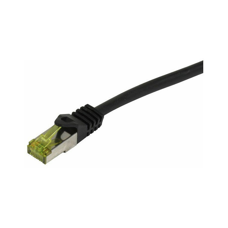 „Synergy21“ jungiamasis kabelis RJ45, CAT6A 500Mhz, 5m, juodas, S-STP(S / FTP), TPE / LSZH, skirtas naudoti viduje / lau
