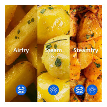 Airfryer NA555 00 Dual Basket 9L 2750W silver (NA555 / 00) Airfryer NA555 00 Dual Basket 9L 2750W silver (NA555 / 00)