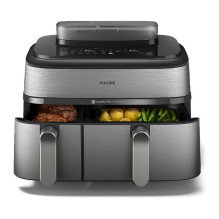 Airfryer NA555 00 Dual Basket 9L 2750W silver (NA555 / 00) Airfryer NA555 00 Dual Basket 9L 2750W silver (NA555 / 00)