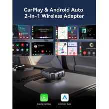 Belaidis CarPlay / Android Auto adapteris Joyroom JR-CP3 juodas Belaidis CarPlay / Android Auto adapteris Joyroom JR-CP3 juodas