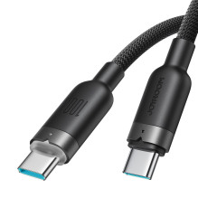 USB kabelis Joyroom S-A63 USB-C to USB-C 100W 1.2m juodas USB kabelis Joyroom S-A63 USB-C to USB-C 100W 1.2m juodas