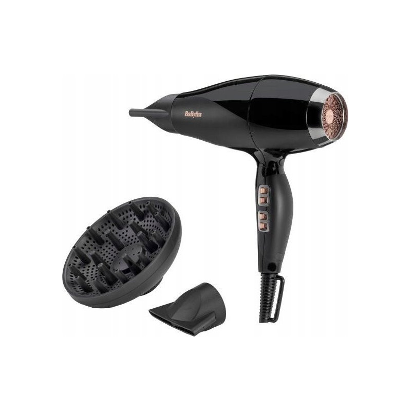 BaByliss 6716DE plaukų džiovintuvas, juodas