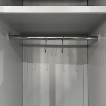 Metal changing room single Rehalt Systems 1800x400x500