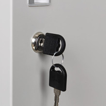 Metal changing room single Rehalt Systems 1800x400x500
