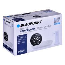 Blaupunkt CR85WH CHARGE Digital alarm clock White Blaupunkt CR85WH CHARGE Digital alarm clock White