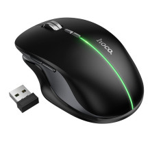 Wireless mouse dual-mode (Bluetooth, 2.4G) 1600 dpi RGB Hoco GM43 black Wireless mouse dual-mode (Bluetooth, 2.4G) 1600 dpi RGB Hoco GM43 black