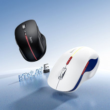 Wireless mouse dual-mode (Bluetooth, 2.4G) 1600 dpi RGB Hoco GM43 black Wireless mouse dual-mode (Bluetooth, 2.4G) 1600 dpi RGB Hoco GM43 black