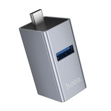 Adapter 3in1 (USB 2.0 x 2+USB 3.0) USB-C Hoco HB54 szary Adapter 3in1 (USB 2.0 x 2+USB 3.0) USB-C Hoco HB54 szary