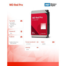 Western Digital Red Pro, SATA 6G, 7.200 U / min, 3,5 Zoll - 8 TB Western Digital Red Pro, SATA 6G, 7.200 U / min, 3,5 Zoll - 8 TB