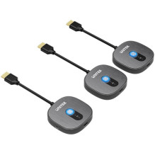 Bevielis HDMI 1080p AV signalo perdavimo sistema Unitek Unitek, 1 siųstuvas + 2 imtuvai, Black Bevielis HDMI 1080p AV signalo perdavimo sistema Unitek Unitek, 1 siųstuvas + 2 imtuvai, Black