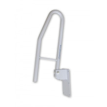 Tiltable bathroom handrail - metal Tiltable bathroom handrail - metal