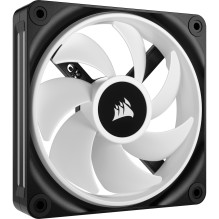 CORSAIR Lüfter 120*120*25 QX120 RGB LED Vienas ventiliatorius