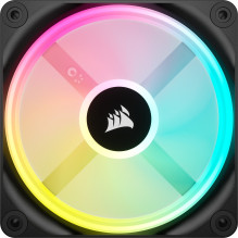 CORSAIR Lüfter 120*120*25 QX120 RGB LED Vienas ventiliatorius