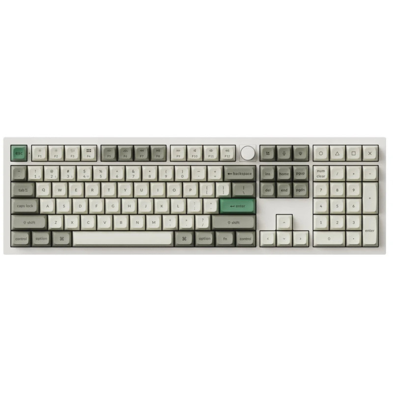 Keychron Q6 Max Full Size Red Switch Shell White 4895248865773
