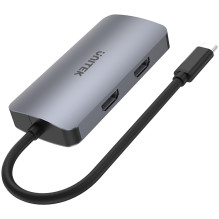 Unitek D1051A USB-C hub 1xUSB 3.1 Gen1 VGA 2xHDMI PD MST Unitek D1051A USB-C hub 1xUSB 3.1 Gen1 VGA 2xHDMI PD MST