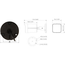 NET 6MP IR bullet kamera / IPCHFW1639TCAIL0280BS6-B DAHUA NET 6MP IR bullet kamera / IPCHFW1639TCAIL0280BS6-B DAHUA