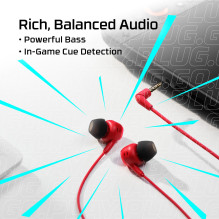 HEADSET HYPERX CLOUD EARBUDS / III BLACK BN7R9AA HYPERX