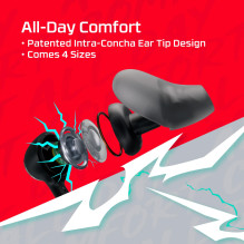 HEADSET HYPERX CLOUD EARBUDS / III BLACK BN7R9AA HYPERX