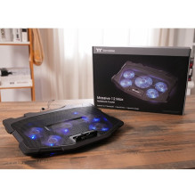 Nešiojamo kompiuterio aušinimo padas - Thermaltake Massive 12 Max 17" 2 200 aps. / min juodas Nešiojamo kompiuterio aušinimo padas - Thermaltake Massive 12 Max 17" 2 200 aps. / min juodas