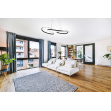 Ceiling Light - Activejet AJE-LARO 64W 7800lm Black / White