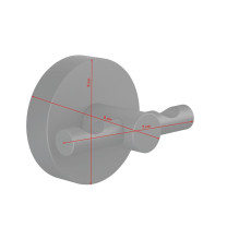 HOOK DOUBLE TESA MOON 40564 HOOK DOUBLE TESA MOON 40564