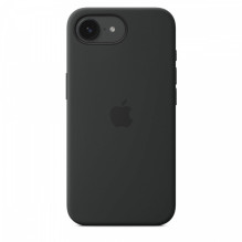 Apple iPhone 16e silikono dėklas Black