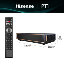 Hisense PT1 Ultra short throw projector UHD 4K (3840x2160) 3D Black Hisense PT1 Ultra short throw projector UHD 4K (3840x2160) 3D Black